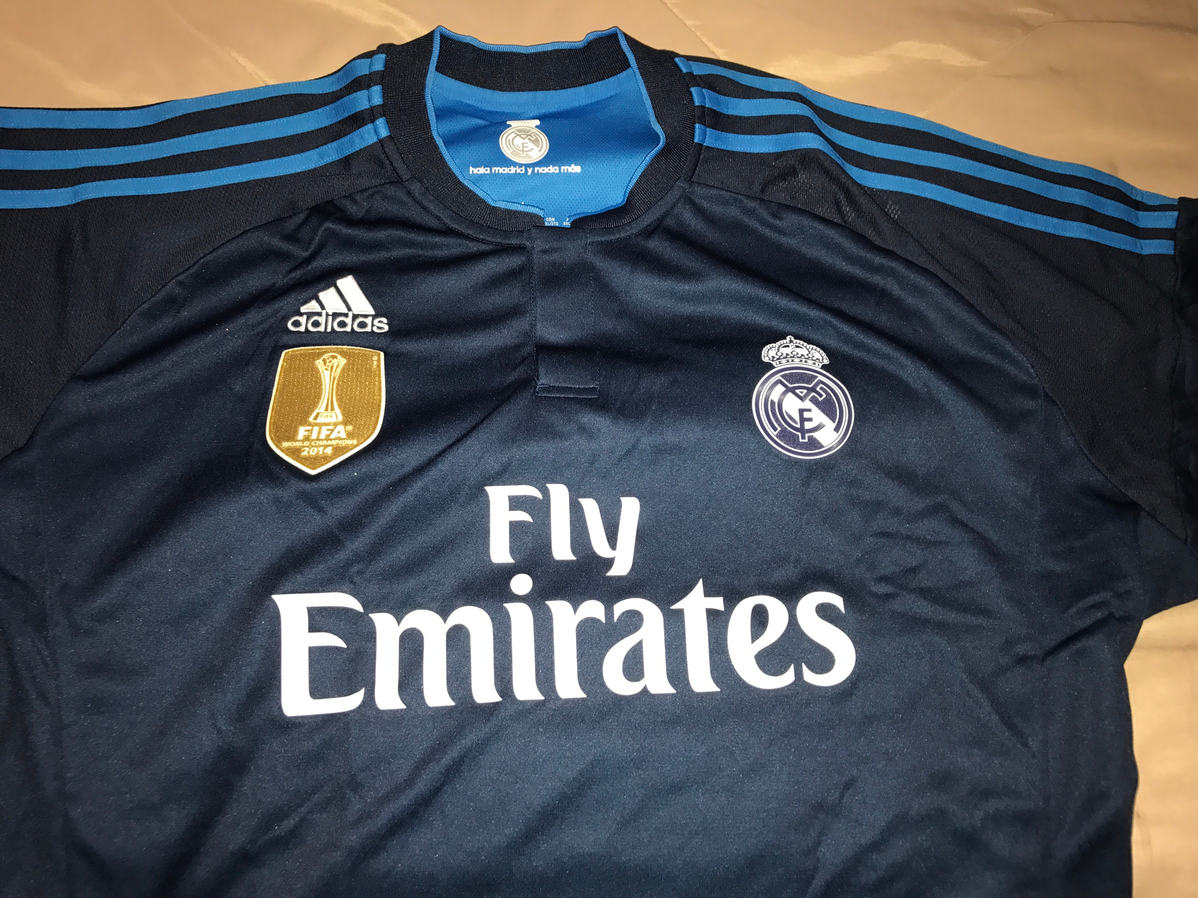 real madrid sky blue jersey